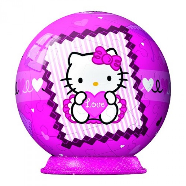 Puzzle ball 54 pièces - Hello Kitty : Love - Ravensburger-11856-02