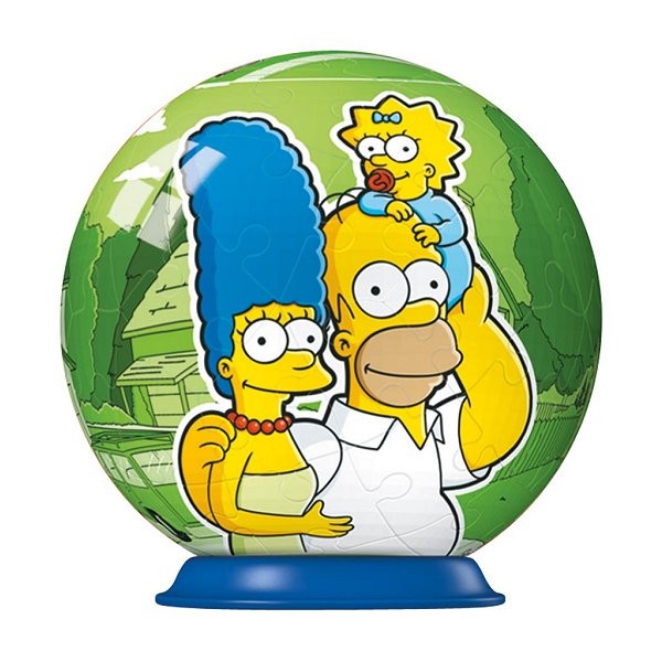 Puzzle ball 54 pièces - The Simpsons : Photo de famille - Ravensburger-11879-01