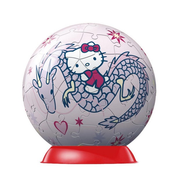 Puzzle ball 60 pièces - Hello Kitty : Dragon - Ravensburger-09509-2