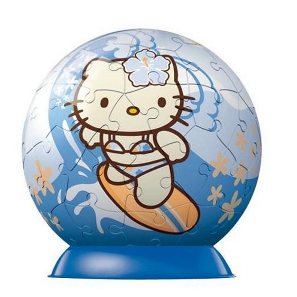 Puzzle ball 60 pièces - Hello Kitty : Surf - Ravensburger-09509-3