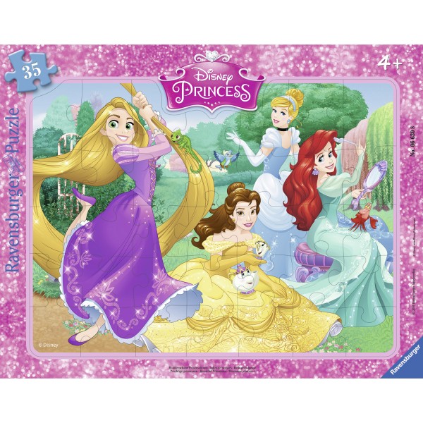 Puzzle cadre 35 pièces : Disney Princesses : Jolies princesses - Ravensburger-06630