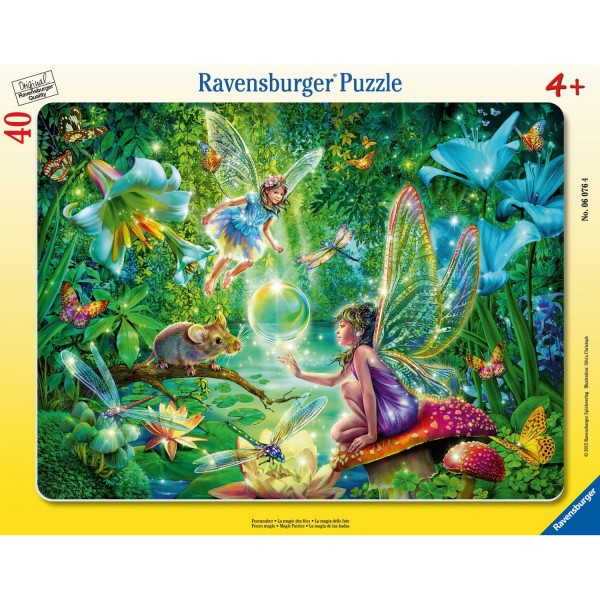 Puzzle cadre 40 pièces : La magie des fées - Ravensburger-06076
