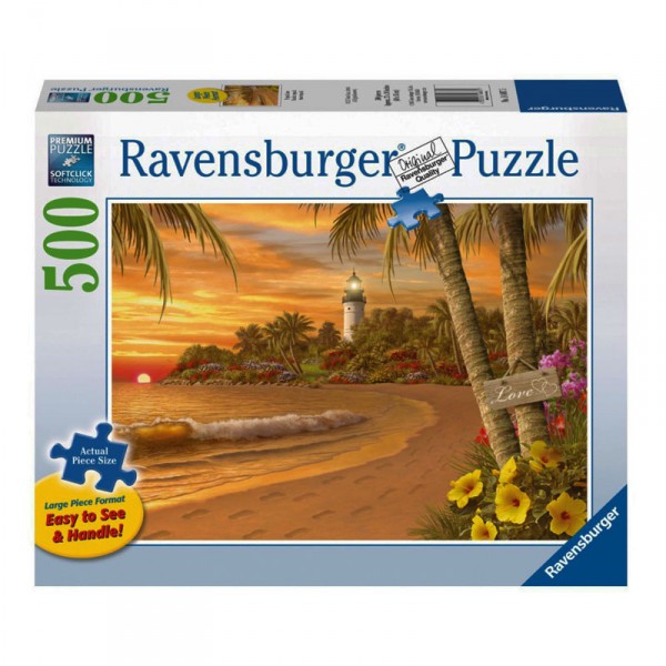 Puzzle de 500 pièces : Paradis tropical - Ravensburger-14887