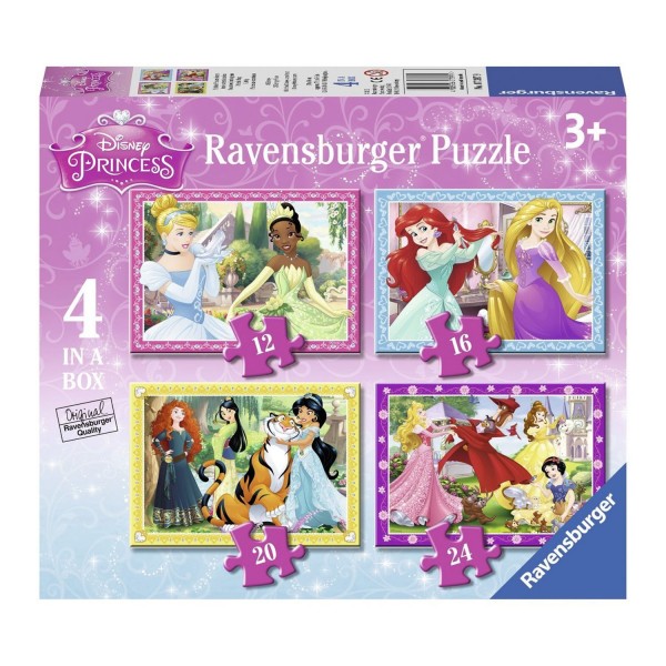 Puzzle évolutif 12 à 24 pièces : Princesses Disney - Ravensburger-07397