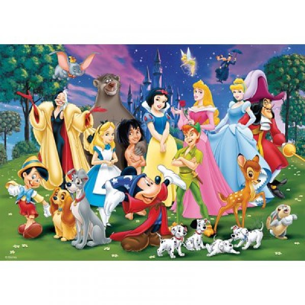Puzzle Géant 125 pièces - Le monde magique de Disney  - Ravensburger-09753