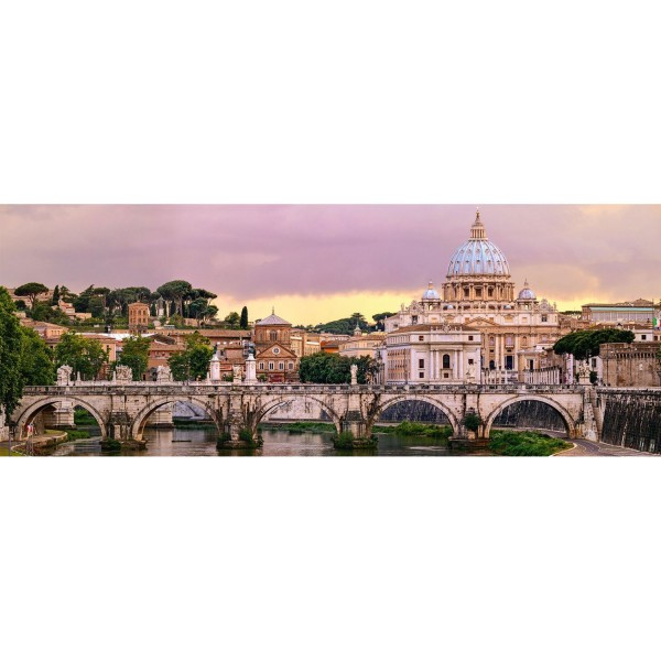 Puzzle Panoramique 1000 pièces : Rome - Ravensburger-15063