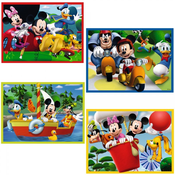 Puzzles de 12 à 24 pièces : 4 puzzles Mickey Mouse Club House - Ravensburger-07142