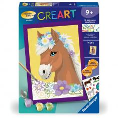 CreArt Kids 18x24cm: Blumenpferd CreArt Kids 18x24cm: Blumenpferd