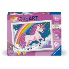CreArt Kids 18x24cm: Neon-Einhorn CreArt Kids 18x24cm: Neon-Einhorn