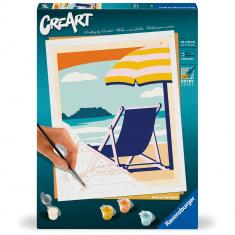 CreArt 24x30cm: Entspannen am Strand CreArt 24x30cm: Entspannen am Strand