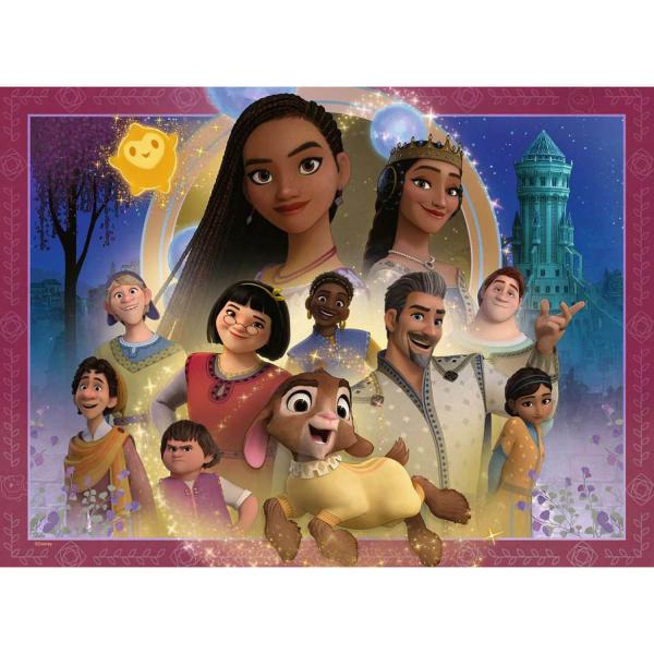 Puzzle 100 pièces XXL : Disney Wish : Le royaume des souhaits  - Ravensburger-12001048