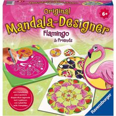 Mandala Designer : Flamant rose