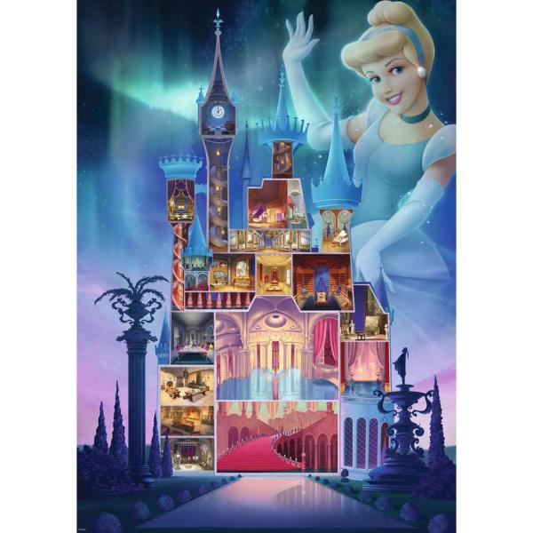 Puzzle 1000 Teile: Cinderella (Disney Princess Castle Collection) - Ravensburger-17331