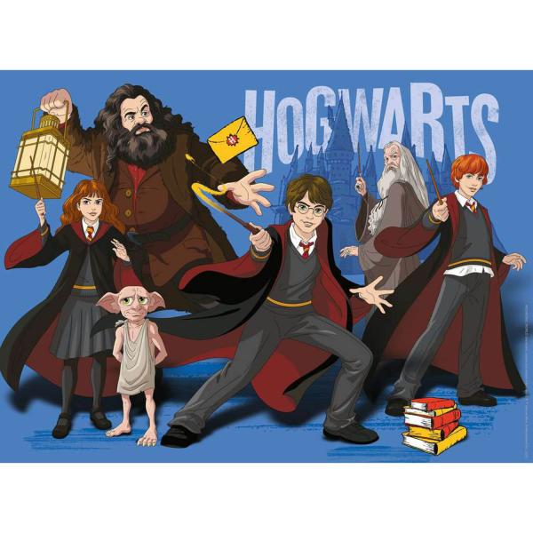 Puzzle 300 pièces XXL :  Harry Potter à l'école de magie de Poudlard - Ravensburger-13365
