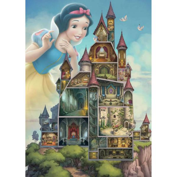 Puzzle 1000 pièces : Blanche Neige (Collection Château des Princesses Disney) - Ravensburger-17329