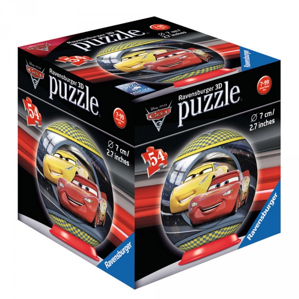 Puzzle ball 54 pièces : Cars 3 (à l'assortiment) - Ravensburger-11920