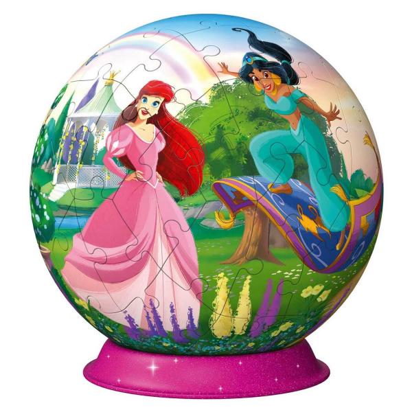 Puzzle 3D Ball 72 pièces : Le bal des princesses Disney - Ravensburger-11579