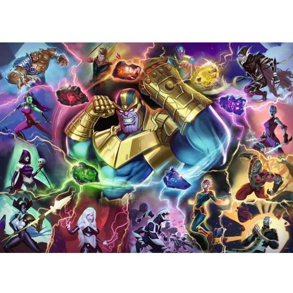 Puzzle 1000 pièces : Collection Marvel Villainous : Thanos - Ravensburger-16904