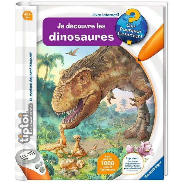 Livre Interactif Tiptoi - Je découvre les dinosaures - Ravensburger-00145