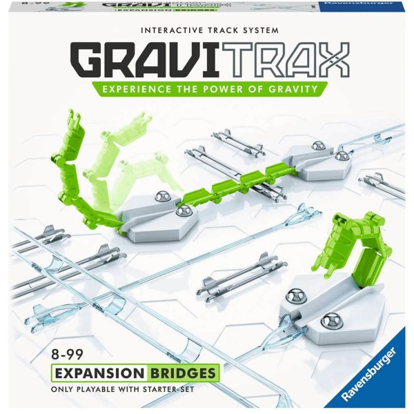 Circuit à billes : GraviTrax : Set d'extension Ponts et rails - Ravensburger-26169