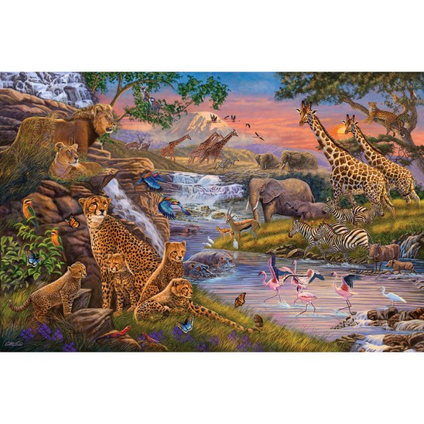 Puzzle mit 3000 Teile: das Tierreich - Ravensburger-16465