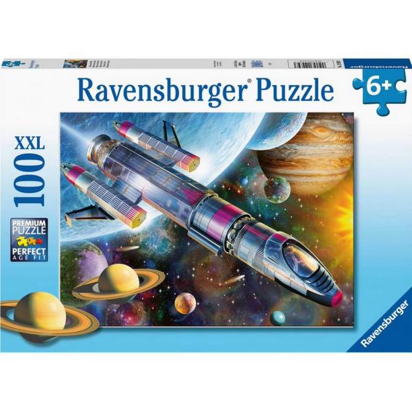 Puzzle 100 p XXL - Mission im Weltraum - Ravensburger-12939