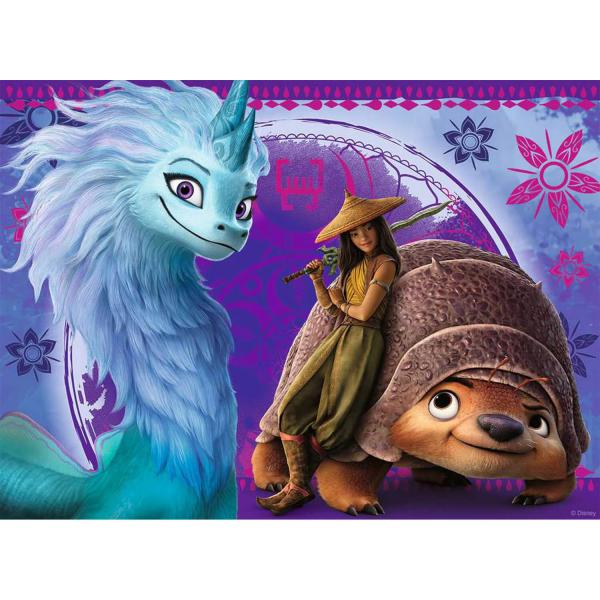 Puzzle 100 pièces XXL :  Disney Raya et le dernier dragon : le Monde fantastique de Raya - Ravensburger-12920