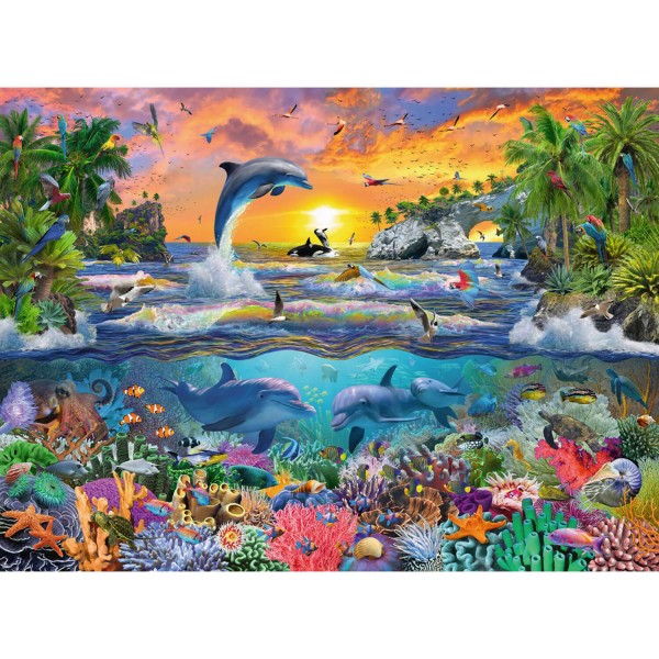 Puzzle 100 pièces XXL : Paradis tropical - Ravensburger-10950