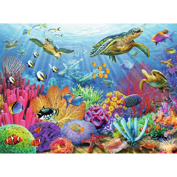 500 pieces Puzzle :  Tropical waters - Ravensburger-14661