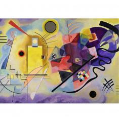 Puzzle 1000 pièces : Art collection : Jaune-rouge-bleu, Vassily Kandinsky
