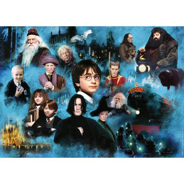 Puzzle 1000 pièces : Le monde magique d'Harry Potter - Ravensburger-17128