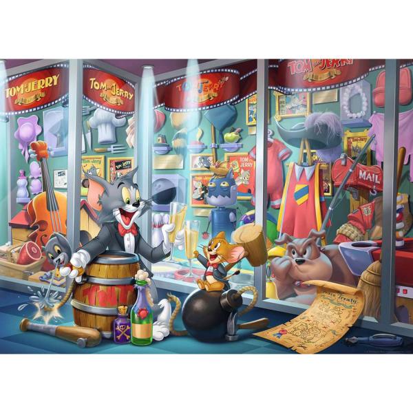 Puzzle 1000 pièces : La gloire de Tom et Jerry - Ravensburger-16925