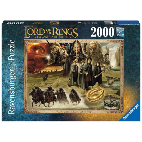 Puzzle 2000 pièces : Le Seigneur des anneaux : La Communauté de l'anneau - Ravensburger-16927