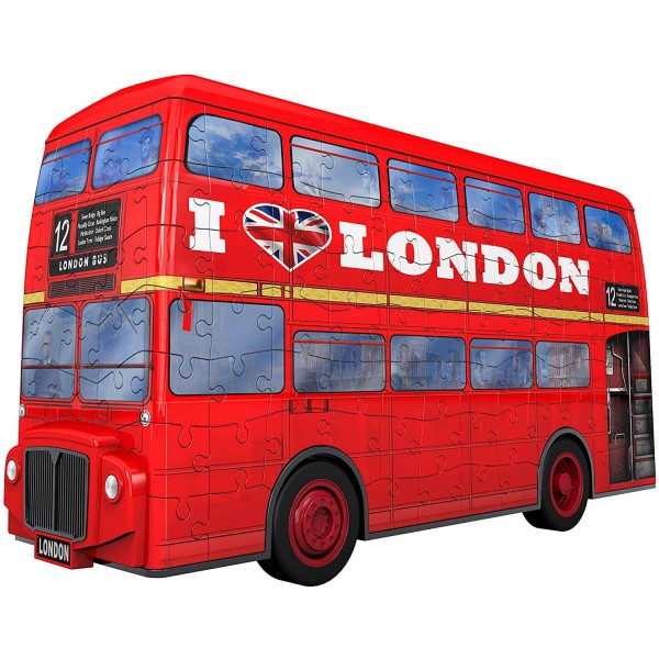 216 Teile 3D-Puzzle: Londoner Bus - Ravensburger-12534