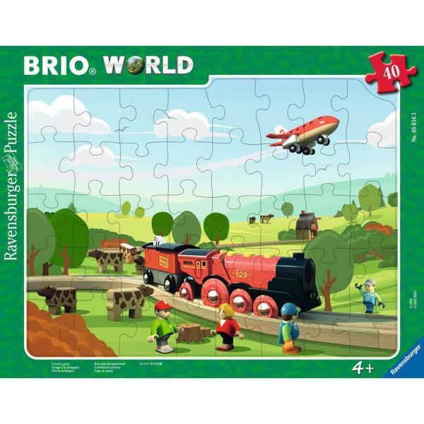 Puzzle cadre 40 pièces : Brio : Voyage à la campagne - Ravensburger-05616