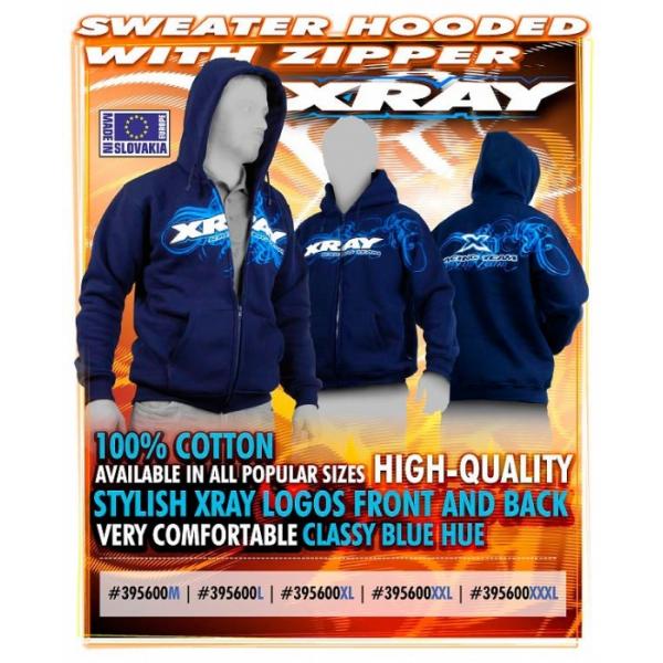 Sweat Xray à capuche - bleu (XXL) - 12395600XXL