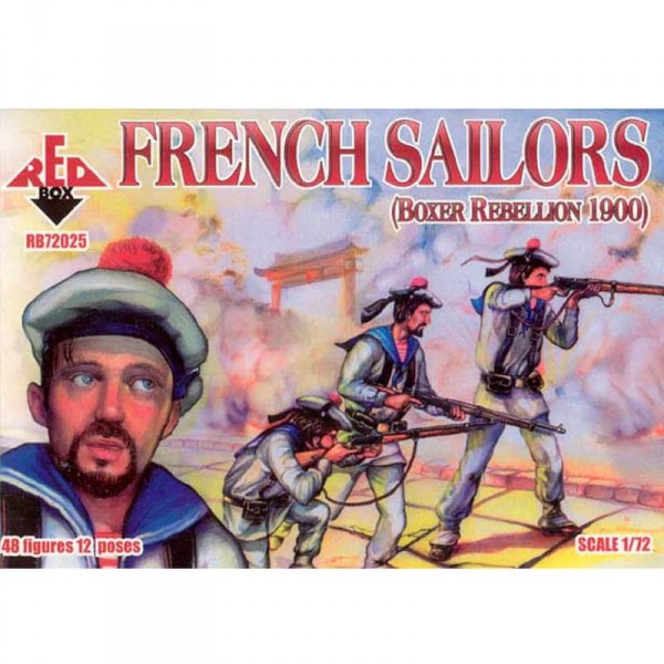 French sailors, Boxer Rebellion 1900 - 1:72e - Red Box - Redbox-RB72025