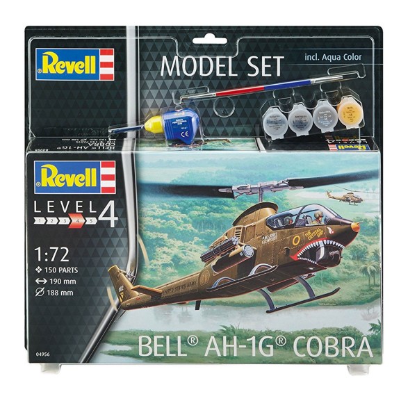 Maquette hélicoptère Model Set : Bell AH-1G Cobra - Revell-64956