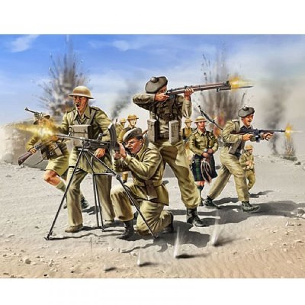 Infanterie écossaise 8Th, WWII - Revell-02512