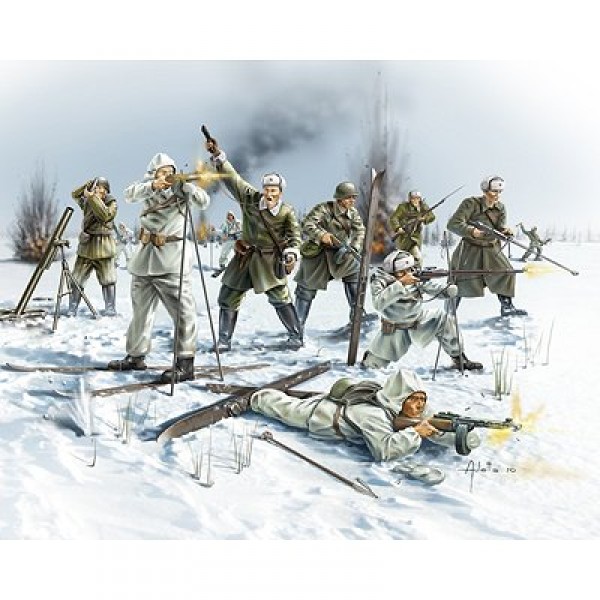 Infanterie Russe Hiver, WWII - Revell-02516