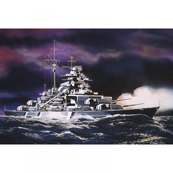 Maquette bateau : Bismarck 1/1200 - Revell-05802
