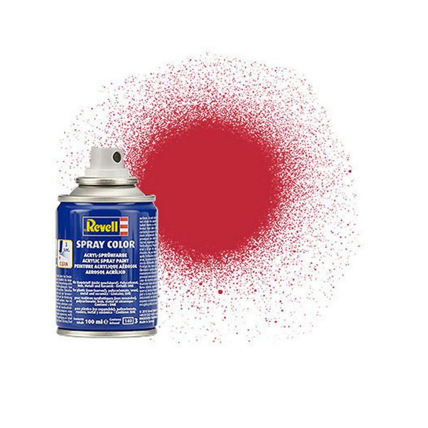 Bombe 100 ml : Rouge carmin mat - Revell-34136