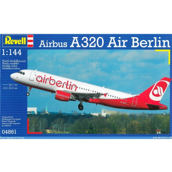 Maquette avion : Airbus A320 Air Berlin - Revell-04861