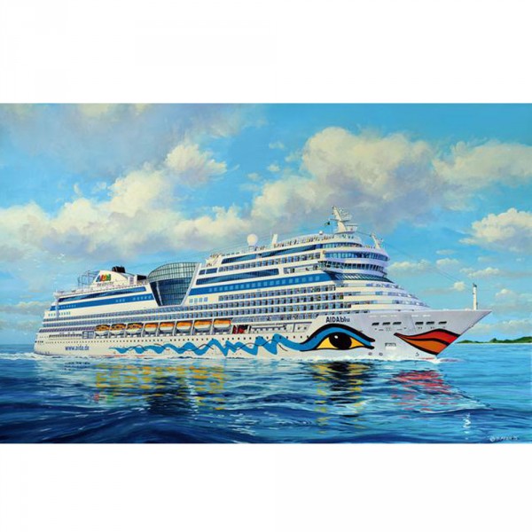 Maquette bateau : Cruiser Ship AIDAblu, AIDAsol, AIDAmar, AIDAstella - Revell-05230