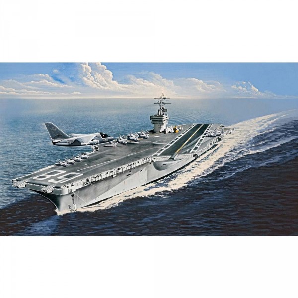 Maquette bateau : Porte-avions U.S.S. Nimitz CVN-68 - Revell-05130
