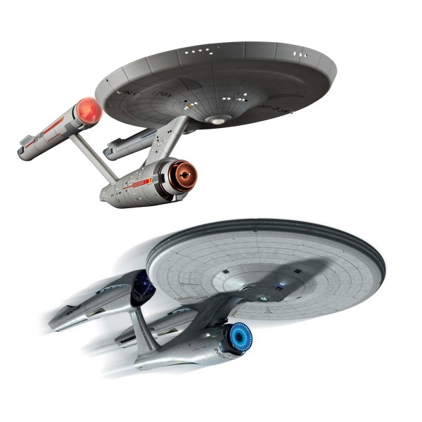 Maquette Star Trek : Coffret Anniversaire : 2 maquettes U.S.S. Entreprise - Revell-05721