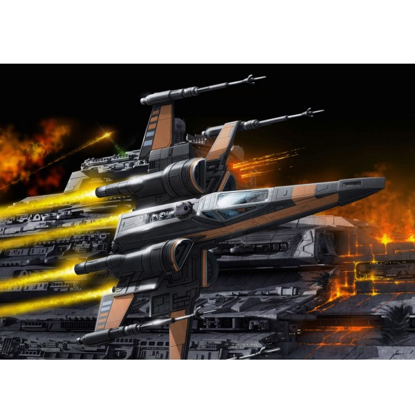 Maquette Star Wars : Easy Kit : Poe's X-Wing Fighter (niveau 1) - Revell-06750