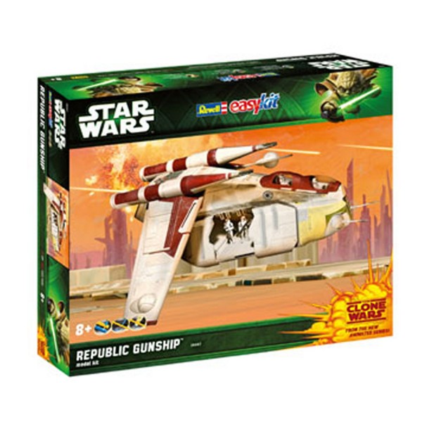 Maquette Star Wars : Easy Kit : Republic Gunship (Clone Wars) - Revell-06687