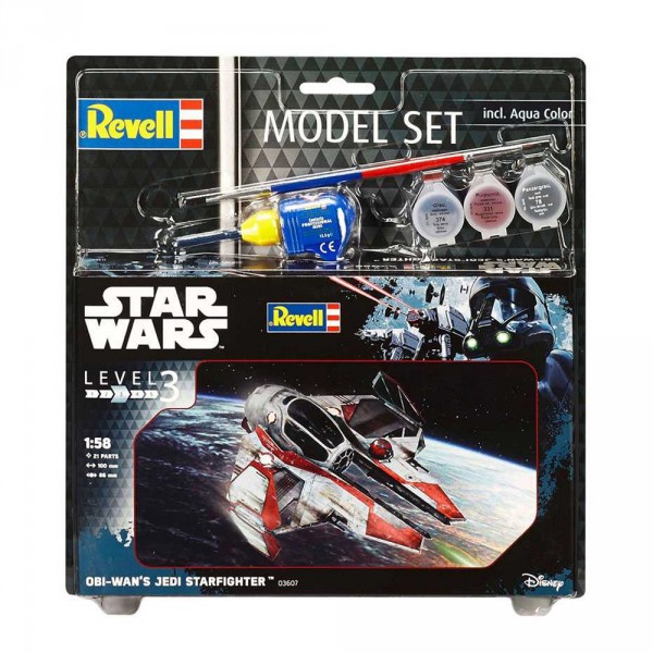 Maquette Star Wars : Model-Set : Obi Wan's Jedi Starfighter - Revell-63607