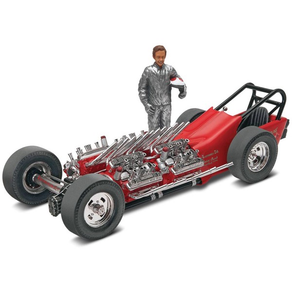 Maquette véhicule et figurine : Tommy Ivo et dragster Showboat - Revell-85-11285